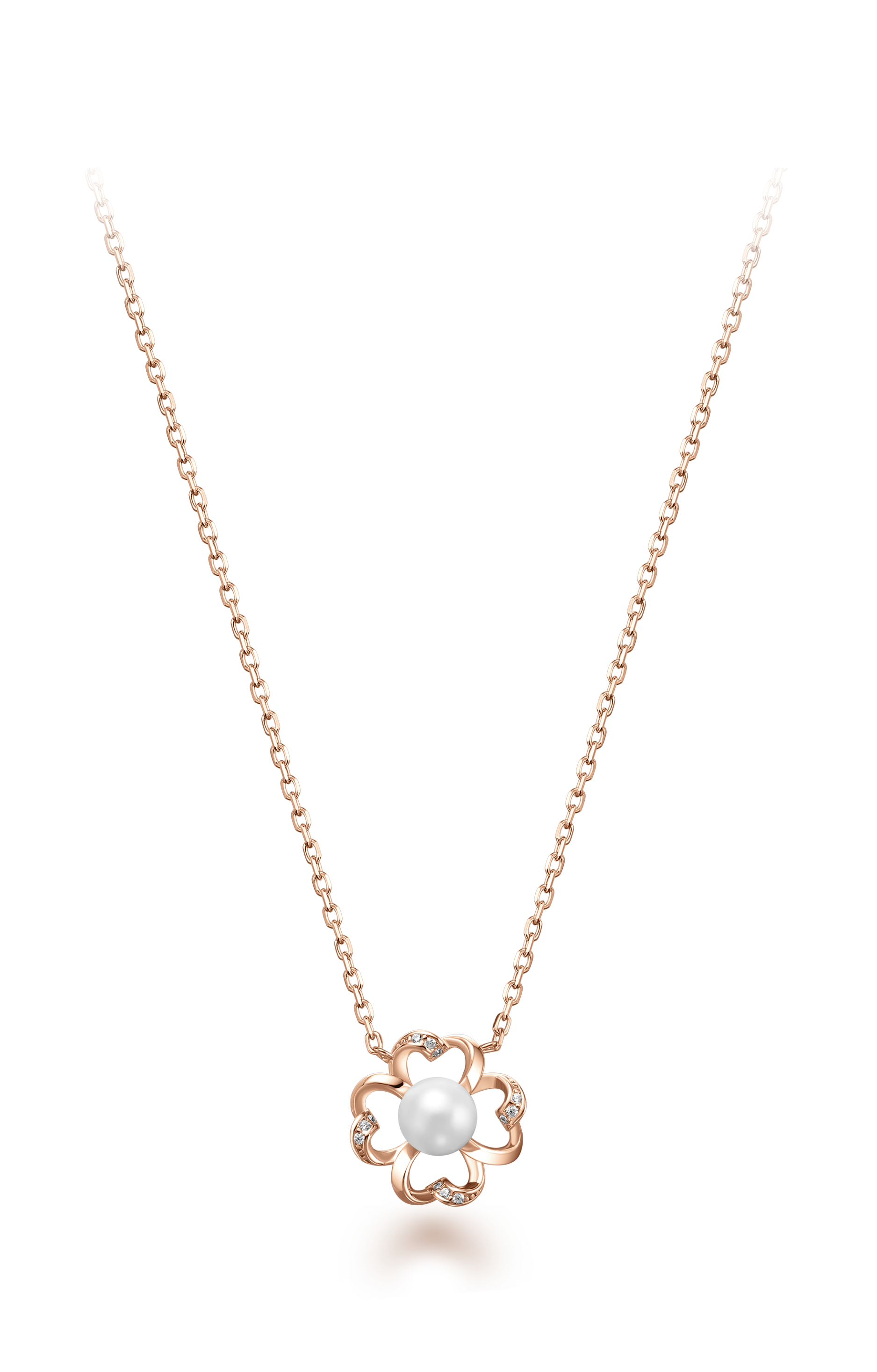 臻心系列 香槟金色珍珠项链 11MN23636RP